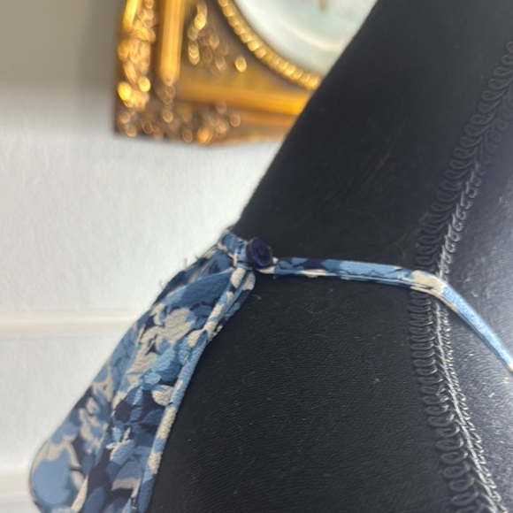 Floral Blue Halter Top - Picture 9 of 15